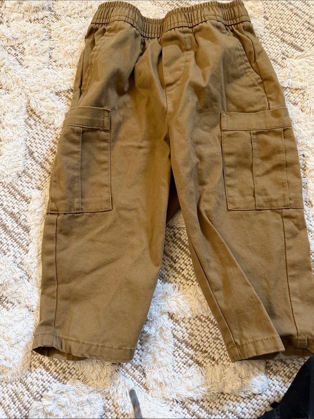 GAP Kids Olive Cargo Pants with Side Pockets
